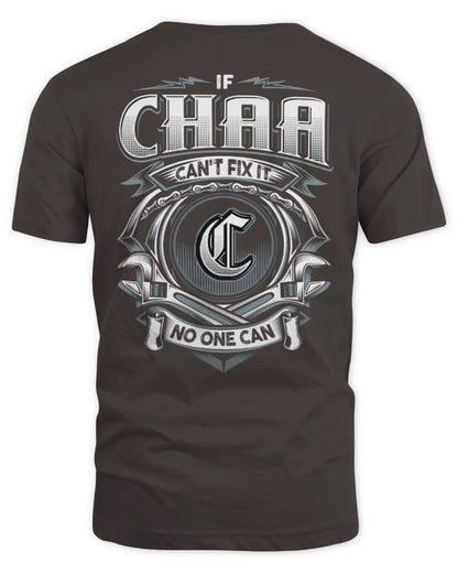 CHAA AP81-K4-626 - Personalized Ahmed Quote Apparel “If Ahmed Can't Fix It, No One Can” - Unisex Standard T-Shirt - Dark Chocolate