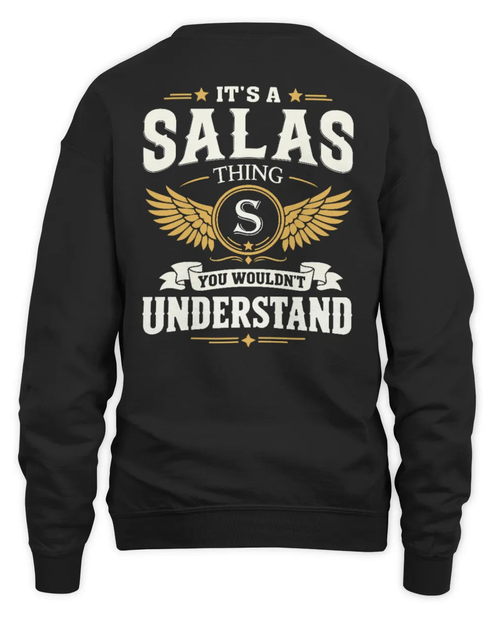 SALAS KT06-M008 It’s a [NAME] Thing – You Wouldn’t Understand | Personalized Vintage T-Shirt - Unisex Sweatshirt - Black