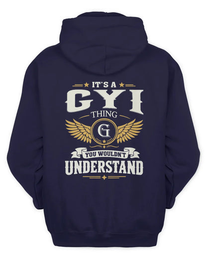 GYI KT06-M008 It’s a [NAME] Thing – You Wouldn’t Understand | Personalized Vintage T-Shirt - Unisex Hoodie - Navy