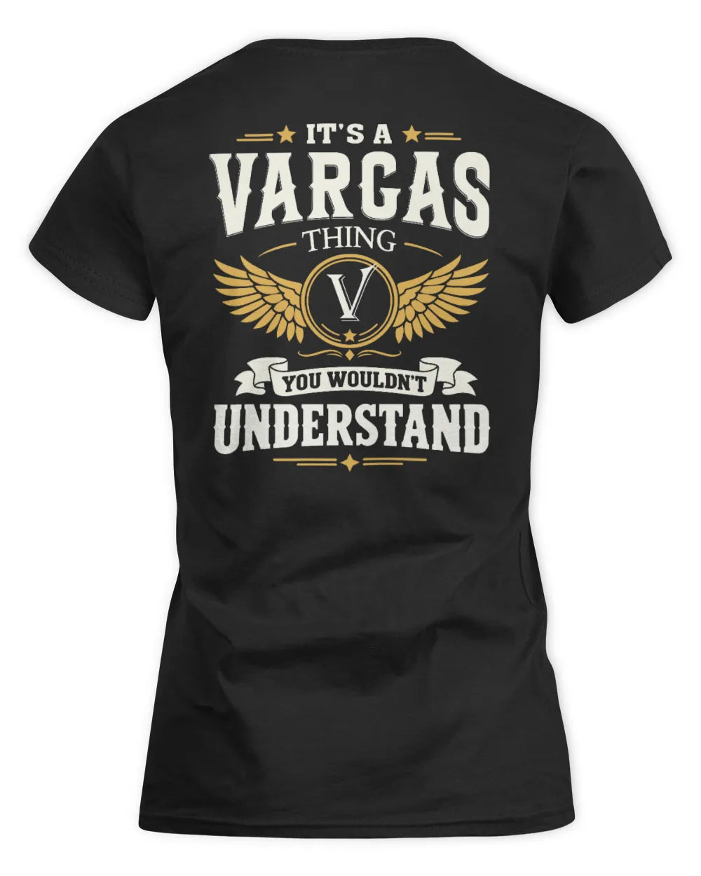VARGAS KT06-M008 It’s a [NAME] Thing – You Wouldn’t Understand | Personalized Vintage T-Shirt - Women's Standard T-Shirt - Black