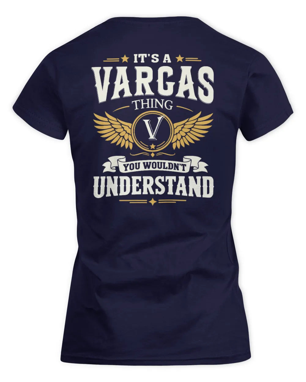VARGAS KT06-M008 It’s a [NAME] Thing – You Wouldn’t Understand | Personalized Vintage T-Shirt - Women's Standard T-Shirt - Navy