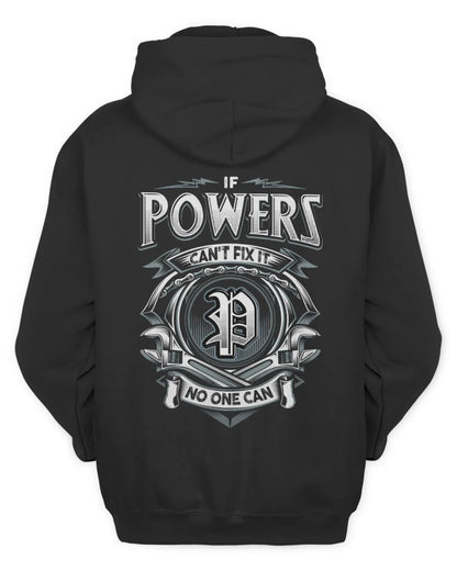 POWERS AP81-K4-626 - Personalized Ahmed Quote Apparel “If Ahmed Can't Fix It, No One Can” - Unisex Hoodie - Black