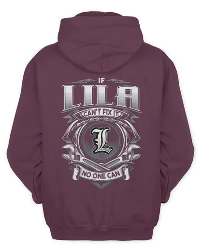LILA AP81-K4-626 - Personalized Ahmed Quote Apparel “If Ahmed Can't Fix It, No One Can” - Unisex Hoodie - Maroon