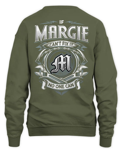MARGIE AP81-K4-626 - Personalized Ahmed Quote Apparel “If Ahmed Can't Fix It, No One Can” - Unisex Sweatshirt - Military Green