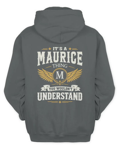 MAURICE KT06-M008 It’s a [NAME] Thing – You Wouldn’t Understand | Personalized Vintage T-Shirt - Unisex Hoodie - Charcoal