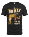 WILLY TP22-K4-228 - Personalized Handyman T-Shirt “If AARON Can’t Fix It, We’re All Screwed”
