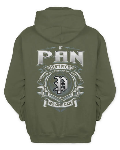 PAN AP81-K4-626 - Personalized Ahmed Quote Apparel “If Ahmed Can't Fix It, No One Can” - Unisex Hoodie - Military Green