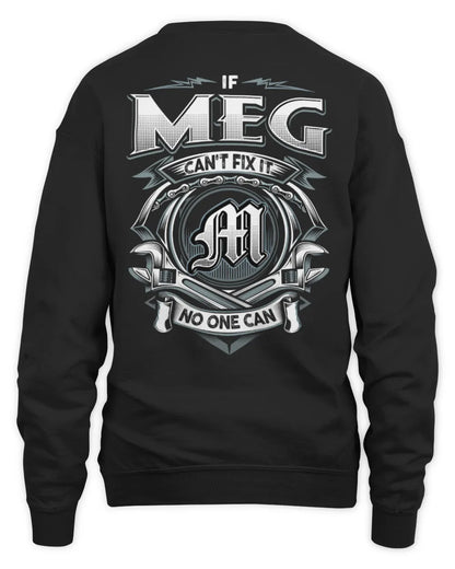 MEG AP81-K4-626 - Personalized Ahmed Quote Apparel “If Ahmed Can't Fix It, No One Can” - Unisex Sweatshirt - Black