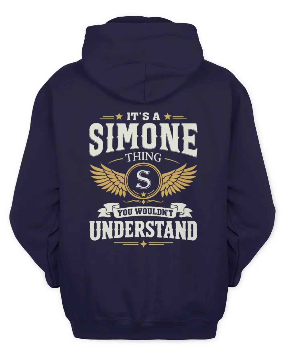 SIMONE KT06-M008 It’s a [NAME] Thing – You Wouldn’t Understand | Personalized Vintage T-Shirt - Unisex Hoodie - Navy