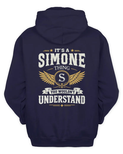 SIMONE KT06-M008 It’s a [NAME] Thing – You Wouldn’t Understand | Personalized Vintage T-Shirt - Unisex Hoodie - Navy