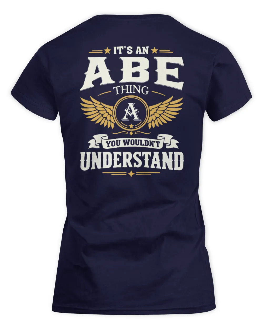 ABE KT06-M008 It’s a [NAME] Thing – You Wouldn’t Understand | Personalized Vintage T-Shirt - Women's Standard T-Shirt - Navy