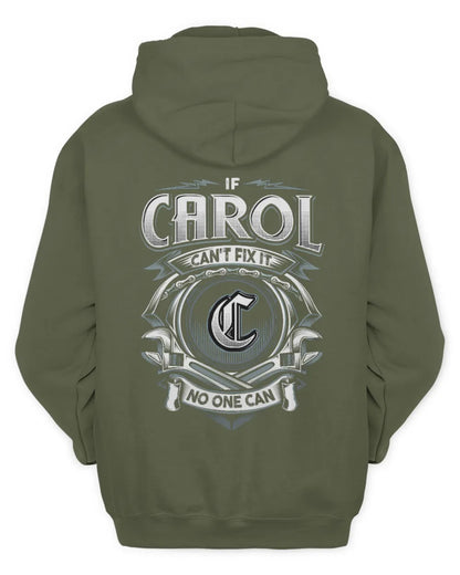 CAROL AP81-K4-626 - Personalized Ahmed Quote Apparel “If Ahmed Can't Fix It, No One Can” - Unisex Hoodie - Military Green