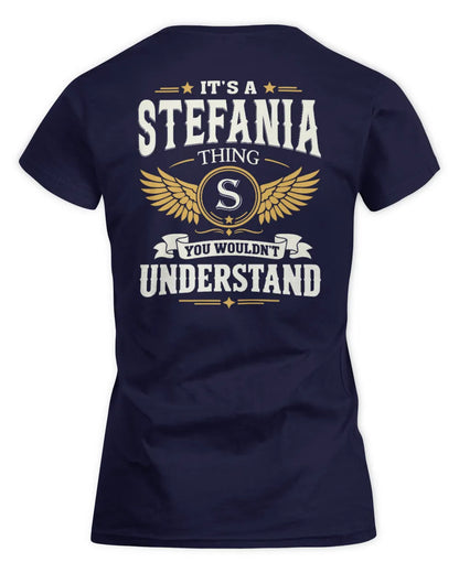 STEFANIA KT06-M008 It’s a [NAME] Thing – You Wouldn’t Understand | Personalized Vintage T-Shirt - Women's Standard T-Shirt - Navy