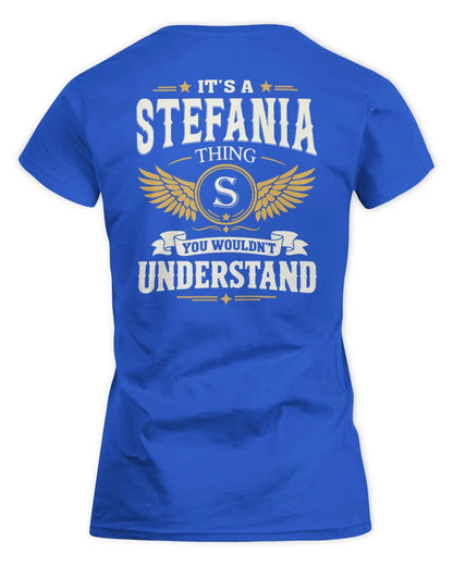 STEFANIA KT06-M008 It’s a [NAME] Thing – You Wouldn’t Understand | Personalized Vintage T-Shirt - Women's Standard T-Shirt - Royal