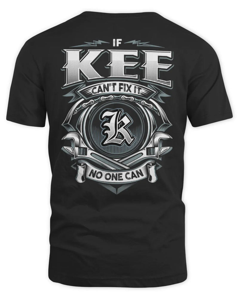 KEE AP81-K4-626 - Personalized Ahmed Quote Apparel “If Ahmed Can't Fix It, No One Can” - Unisex Standard T-Shirt - Black