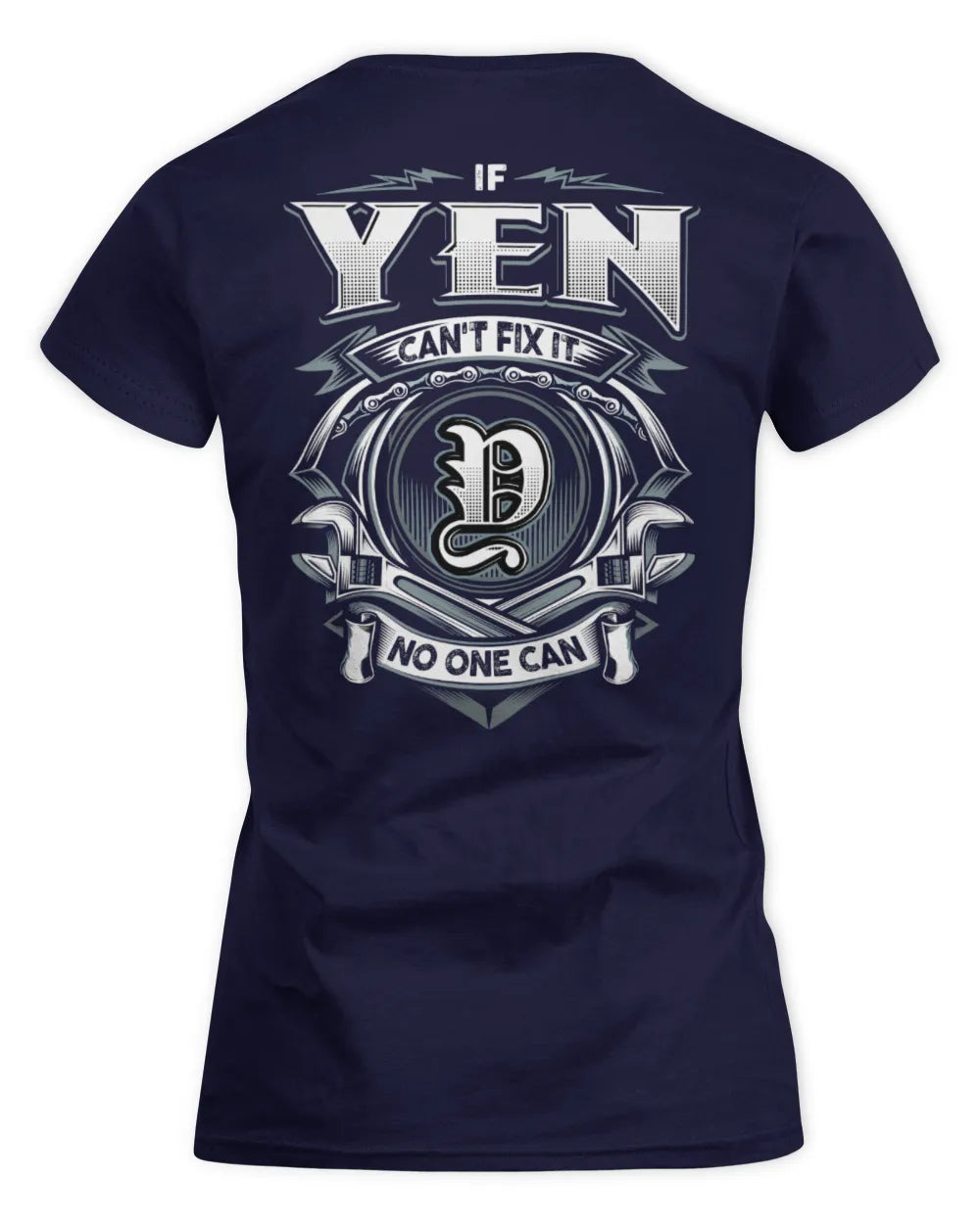 YEN AP81-K4-626 - Personalized Ahmed Quote Apparel “If Ahmed Can't Fix It, No One Can” - Women's Standard T-Shirt - Navy