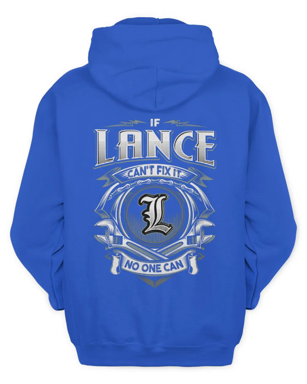 LANCE AP81-K4-626 - Personalized Ahmed Quote Apparel “If Ahmed Can't Fix It, No One Can” - Unisex Hoodie - Royal