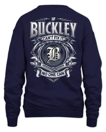 BUCKLEY AP81-K4-626 - Personalized Ahmed Quote Apparel “If Ahmed Can't Fix It, No One Can” - Unisex Sweatshirt - Navy
