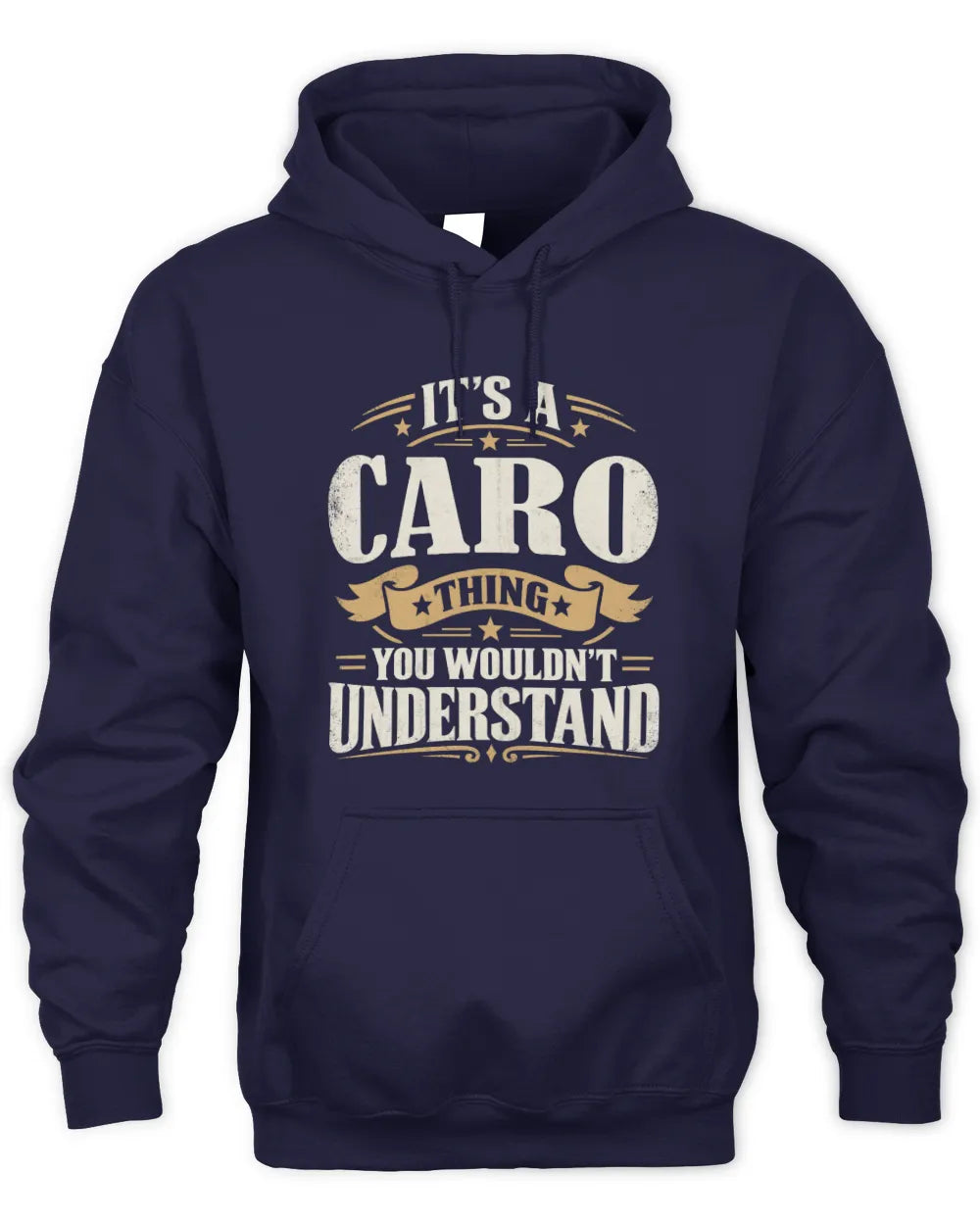 CARO P08 TH51 - Personalized “It’s a/an [NAME] Thing – You Wouldn’t Understand” Shirt - Unisex Hoodie - Navy