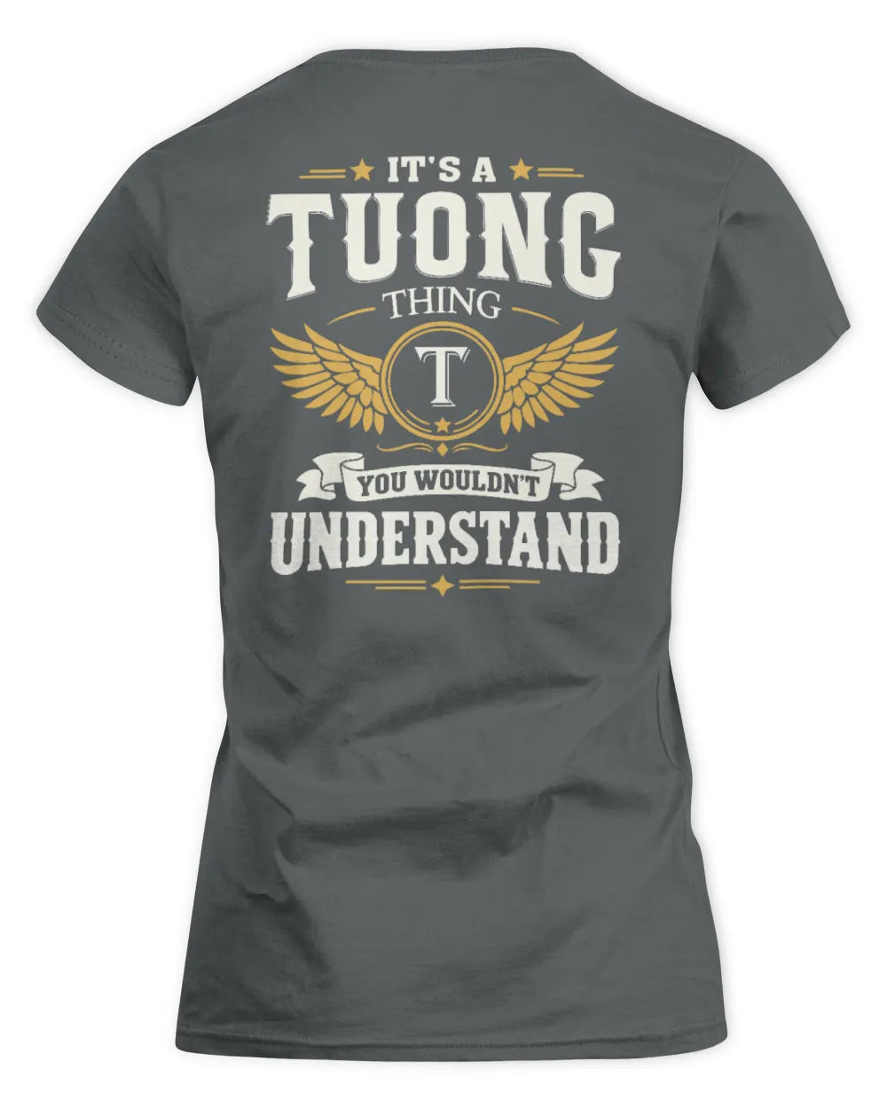 TUONG KT06-M008 It’s a [NAME] Thing – You Wouldn’t Understand | Personalized Vintage T-Shirt - Women's Standard T-Shirt - Charcoal