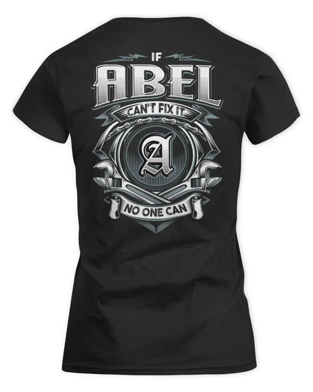 ABEL AP81-K4-626 - Personalized Ahmed Quote Apparel “If Ahmed Can't Fix It, No One Can” - Women's Standard T-Shirt - Black