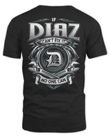 DIAZ AP81-K4-626 - Personalized Ahmed Quote Apparel “If Ahmed Can't Fix It, No One Can” - Unisex Standard T-Shirt - Black