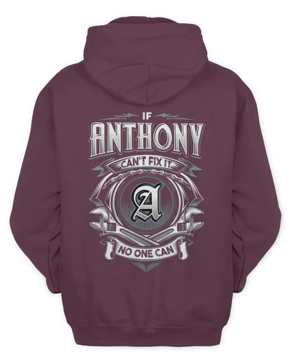 ANTHONY AP81-K4-626 - Personalized Ahmed Quote Apparel “If Ahmed Can't Fix It, No One Can” - Unisex Hoodie - Maroon