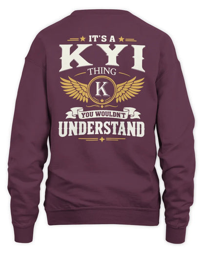 KYI KT06-M008 It’s a [NAME] Thing – You Wouldn’t Understand | Personalized Vintage T-Shirt - Unisex Sweatshirt - Maroon