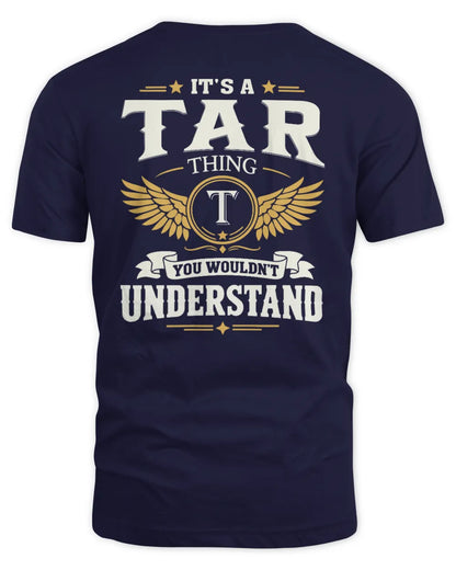 TAR KT06-M008 It’s a [NAME] Thing – You Wouldn’t Understand | Personalized Vintage T-Shirt - Unisex Standard T-Shirt - Navy