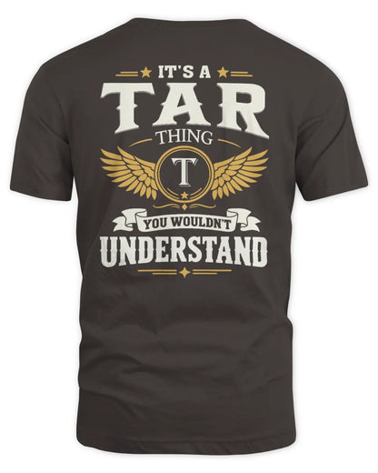 TAR KT06-M008 It’s a [NAME] Thing – You Wouldn’t Understand | Personalized Vintage T-Shirt - Unisex Standard T-Shirt - Dark Chocolate