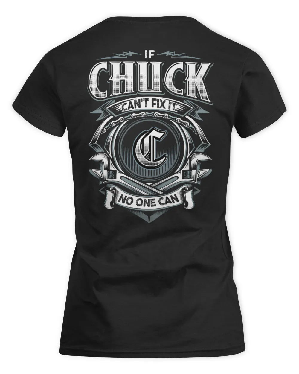 CHUCK AP81-K4-626 - Personalized Ahmed Quote Apparel “If Ahmed Can't Fix It, No One Can” - Women's Standard T-Shirt - Black