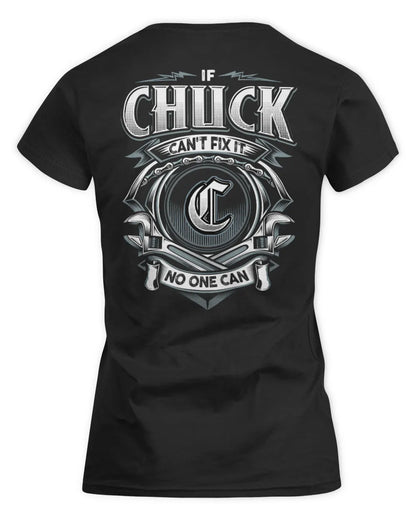 CHUCK AP81-K4-626 - Personalized Ahmed Quote Apparel “If Ahmed Can't Fix It, No One Can” - Women's Standard T-Shirt - Black