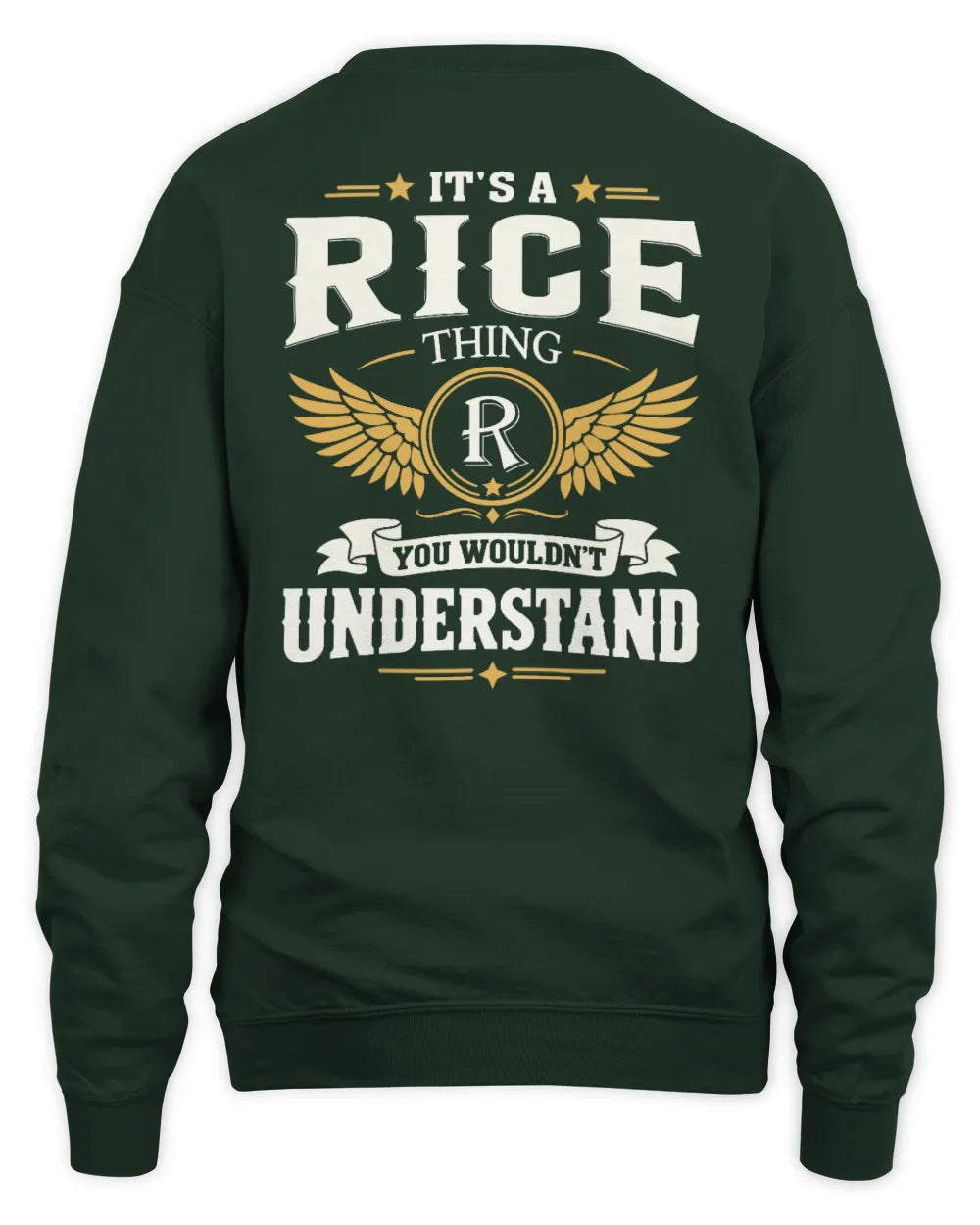 RICE KT06-M008 It’s a [NAME] Thing – You Wouldn’t Understand | Personalized Vintage T-Shirt - Unisex Sweatshirt - Forest Green