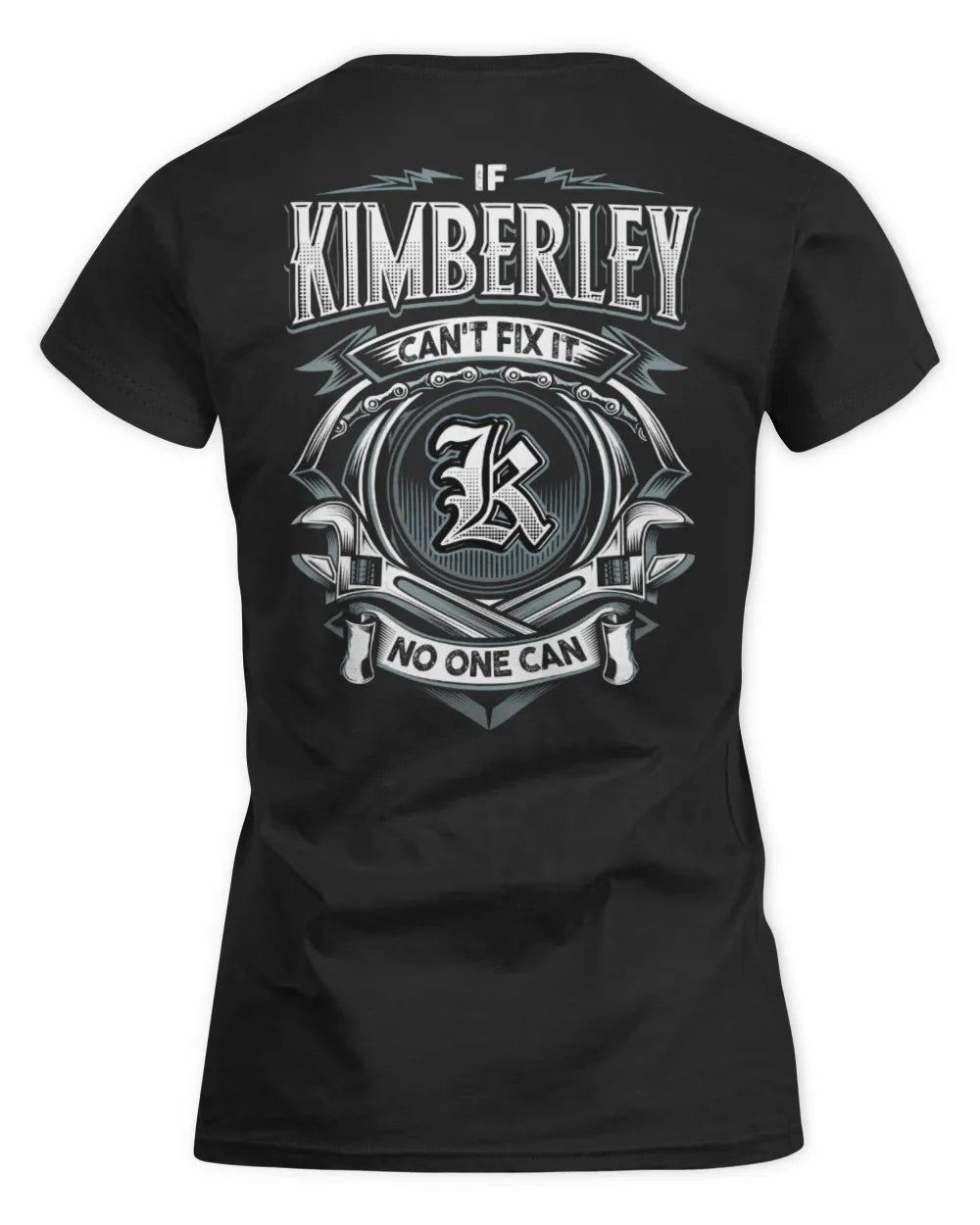 KIMBERLEY AP81-K4-626 - Personalized Ahmed Quote Apparel “If Ahmed Can't Fix It, No One Can” - Women's Standard T-Shirt - Black