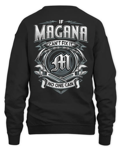 MAGANA AP81-K4-626 - Personalized Ahmed Quote Apparel “If Ahmed Can't Fix It, No One Can” - Unisex Sweatshirt - Black