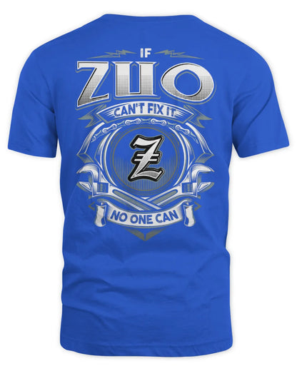ZUO AP81-K4-626 - Personalized Ahmed Quote Apparel “If Ahmed Can't Fix It, No One Can” - Unisex Standard T-Shirt - Royal