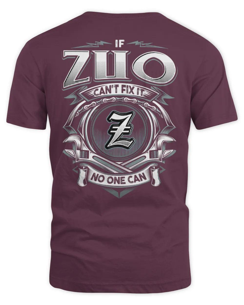 ZUO AP81-K4-626 - Personalized Ahmed Quote Apparel “If Ahmed Can't Fix It, No One Can” - Unisex Standard T-Shirt - Maroon