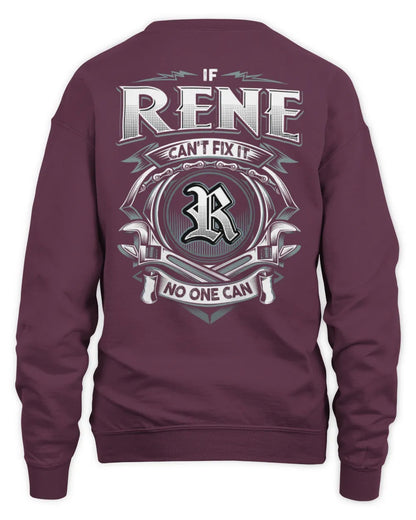 RENE AP81-K4-626 - Personalized Ahmed Quote Apparel “If Ahmed Can't Fix It, No One Can” - Unisex Sweatshirt - Maroon