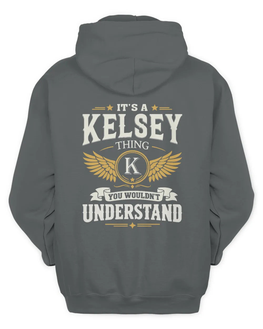 KELSEY KT06-M008 It’s a [NAME] Thing – You Wouldn’t Understand | Personalized Vintage T-Shirt - Unisex Hoodie - Charcoal