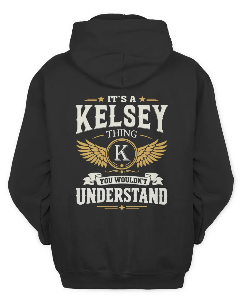 KELSEY KT06-M008 It’s a [NAME] Thing – You Wouldn’t Understand | Personalized Vintage T-Shirt - Unisex Hoodie - Black