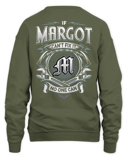 MARGOT AP81-K4-626 - Personalized Ahmed Quote Apparel “If Ahmed Can't Fix It, No One Can” - Unisex Sweatshirt - Military Green