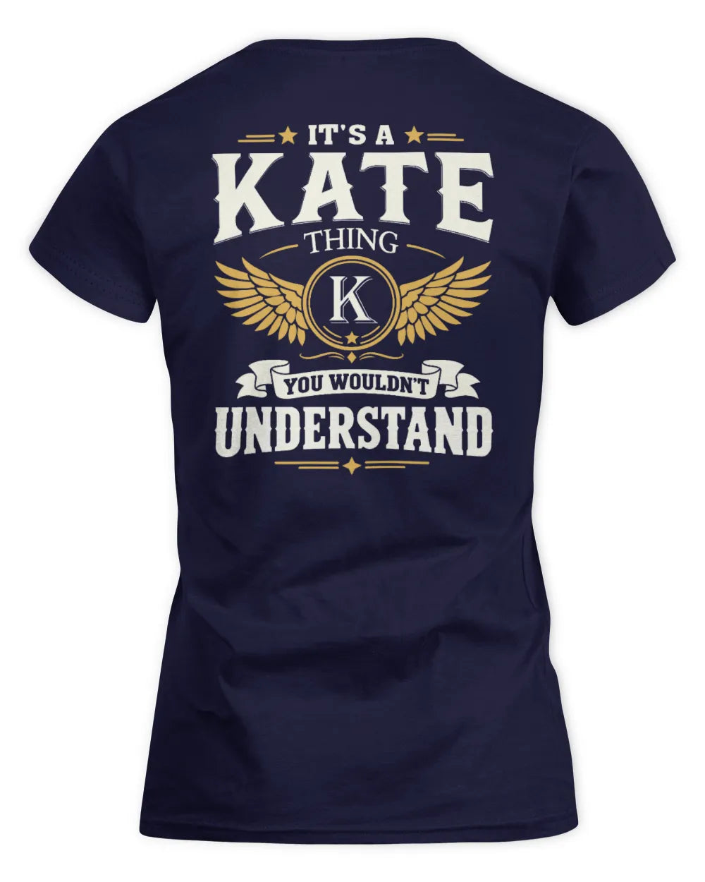 KATE KT06-M008 It’s a [NAME] Thing – You Wouldn’t Understand | Personalized Vintage T-Shirt - Women's Standard T-Shirt - Navy
