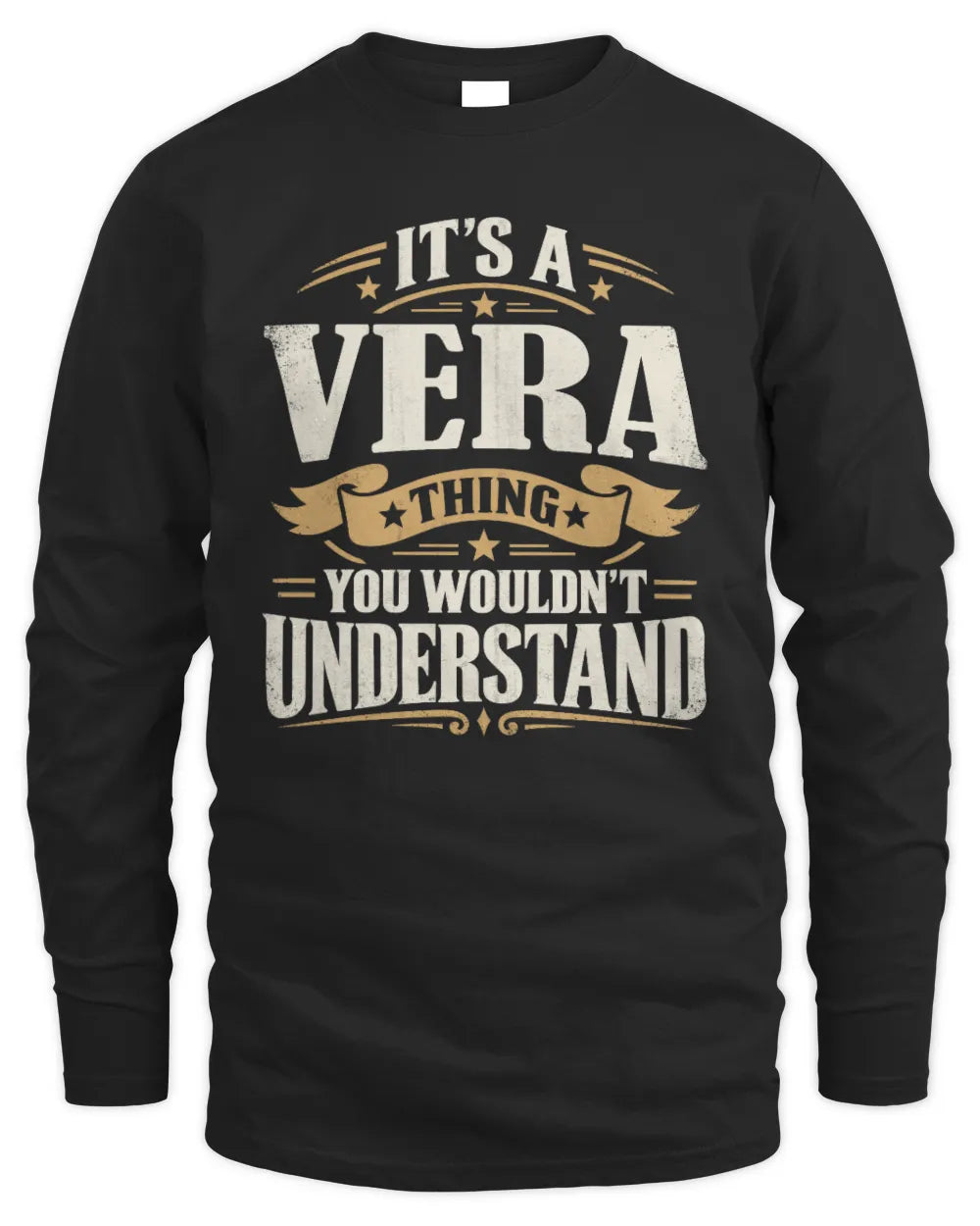 VERA P08 TH51 - Personalized “It’s a/an [NAME] Thing – You Wouldn’t Understand” Shirt - Men's Long Sleeved T-Shirt - Black