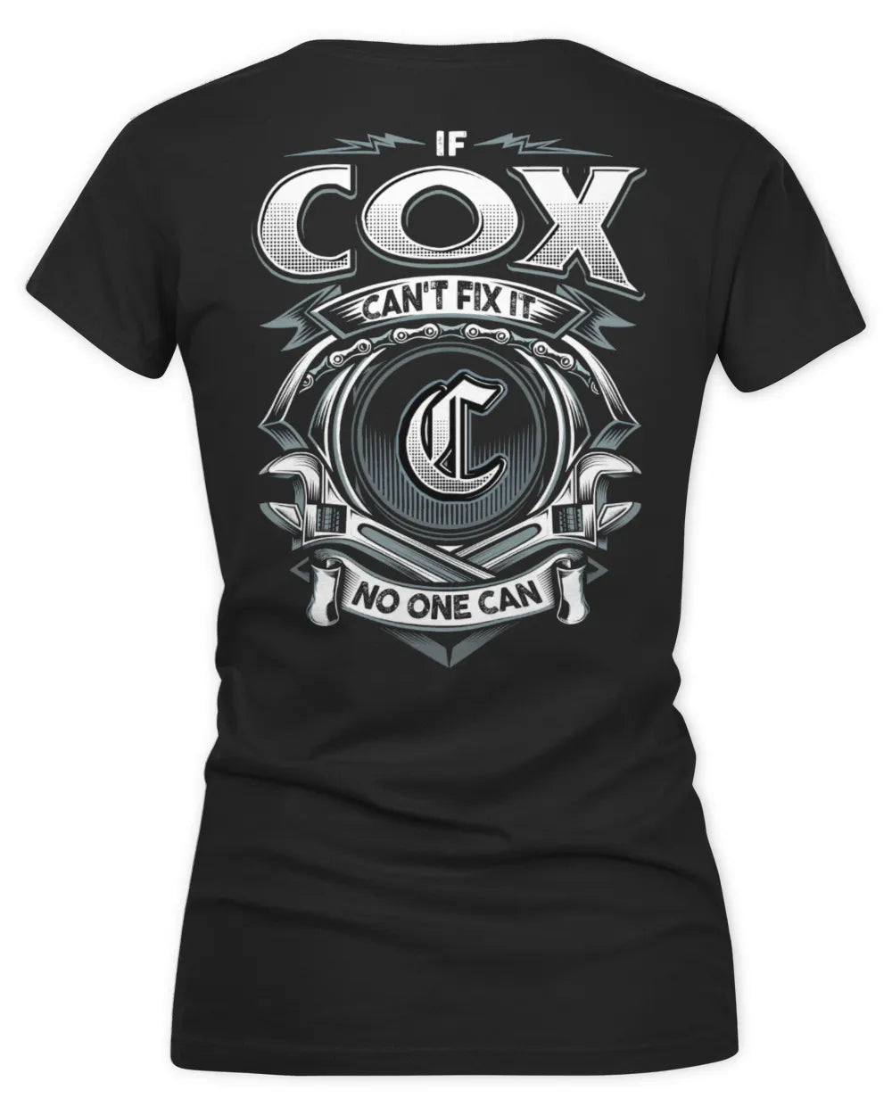 COX AP81-K4-626 - Personalized Ahmed Quote Apparel “If Ahmed Can't Fix It, No One Can” - Women's V-Neck T-Shirt - Black