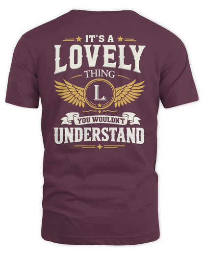 LOVELY KT06-M008 It’s a [NAME] Thing – You Wouldn’t Understand | Personalized Vintage T-Shirt - Unisex Standard T-Shirt - Maroon
