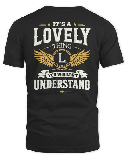 LOVELY KT06-M008 It’s a [NAME] Thing – You Wouldn’t Understand | Personalized Vintage T-Shirt - Unisex Standard T-Shirt - Black
