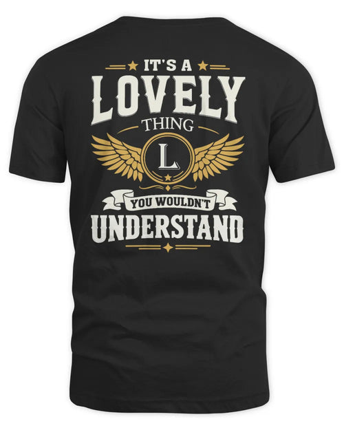 LOVELY KT06-M008 It’s a [NAME] Thing – You Wouldn’t Understand | Personalized Vintage T-Shirt - Unisex Standard T-Shirt - Black