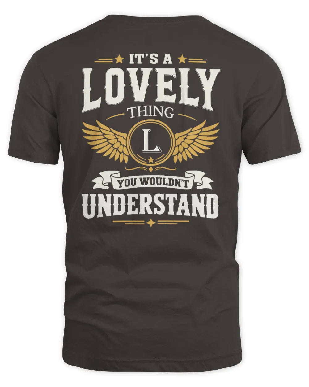 LOVELY KT06-M008 It’s a [NAME] Thing – You Wouldn’t Understand | Personalized Vintage T-Shirt - Unisex Standard T-Shirt - Dark Chocolate