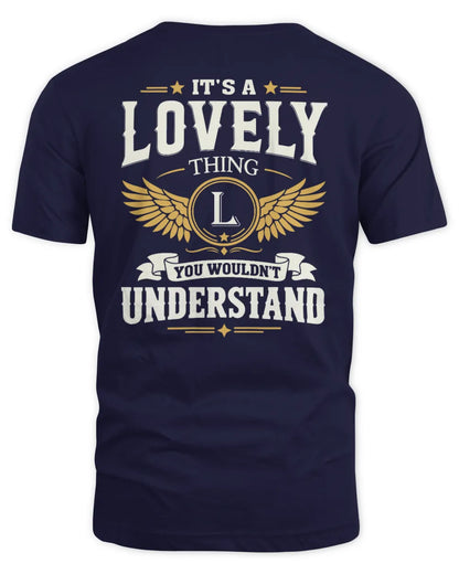 LOVELY KT06-M008 It’s a [NAME] Thing – You Wouldn’t Understand | Personalized Vintage T-Shirt - Unisex Standard T-Shirt - Navy