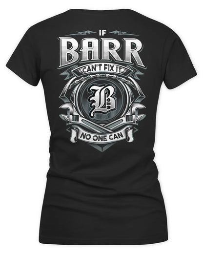 BARR AP81-K4-626 - Personalized Ahmed Quote Apparel “If Ahmed Can't Fix It, No One Can” - Women's V-Neck T-Shirt - Black